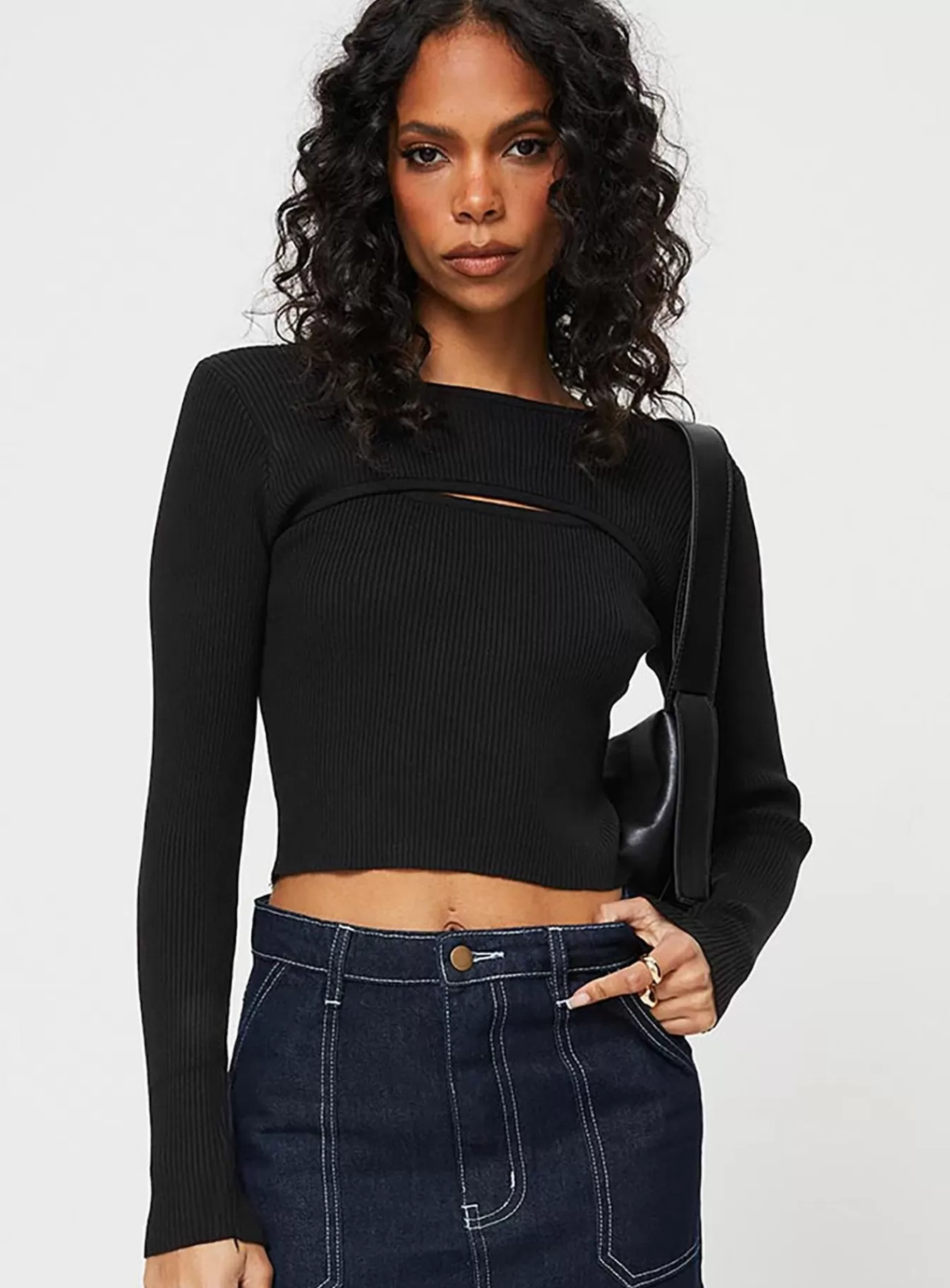 Princess Polly Knitted Sweaters | Theresa Sweater Black