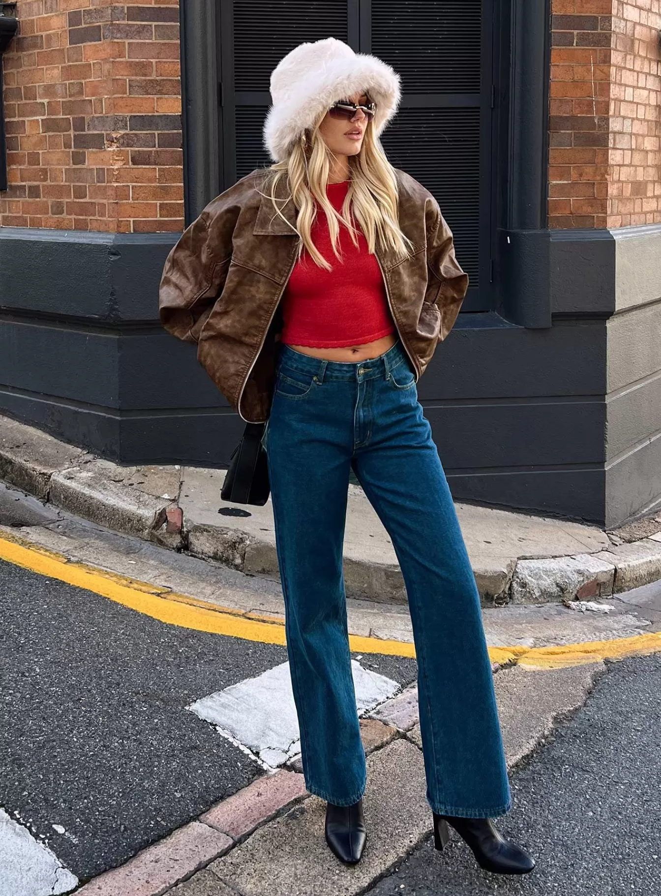 Princess Polly Jeans | Top Model Jeans Dark Denim