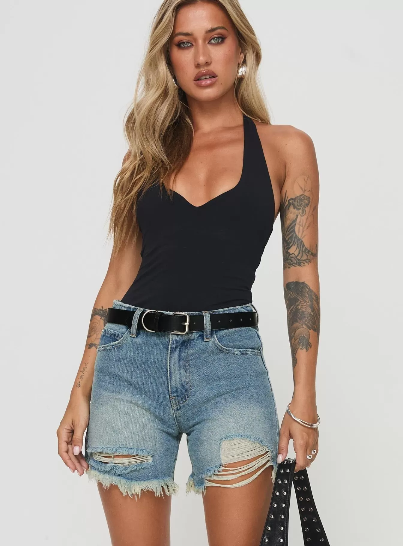 Princess Polly Shorts | Tranquility Shorts Light Wash