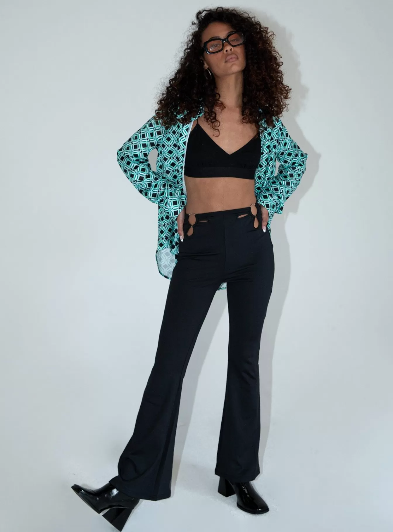 Princess Polly Long Sleeve Tops | Tui Shirt Green