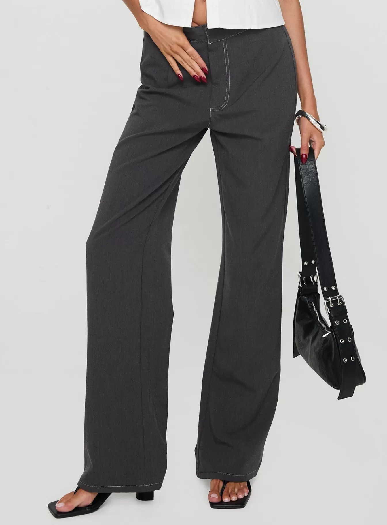 Princess Polly Jeans | Vacke Pants Grey