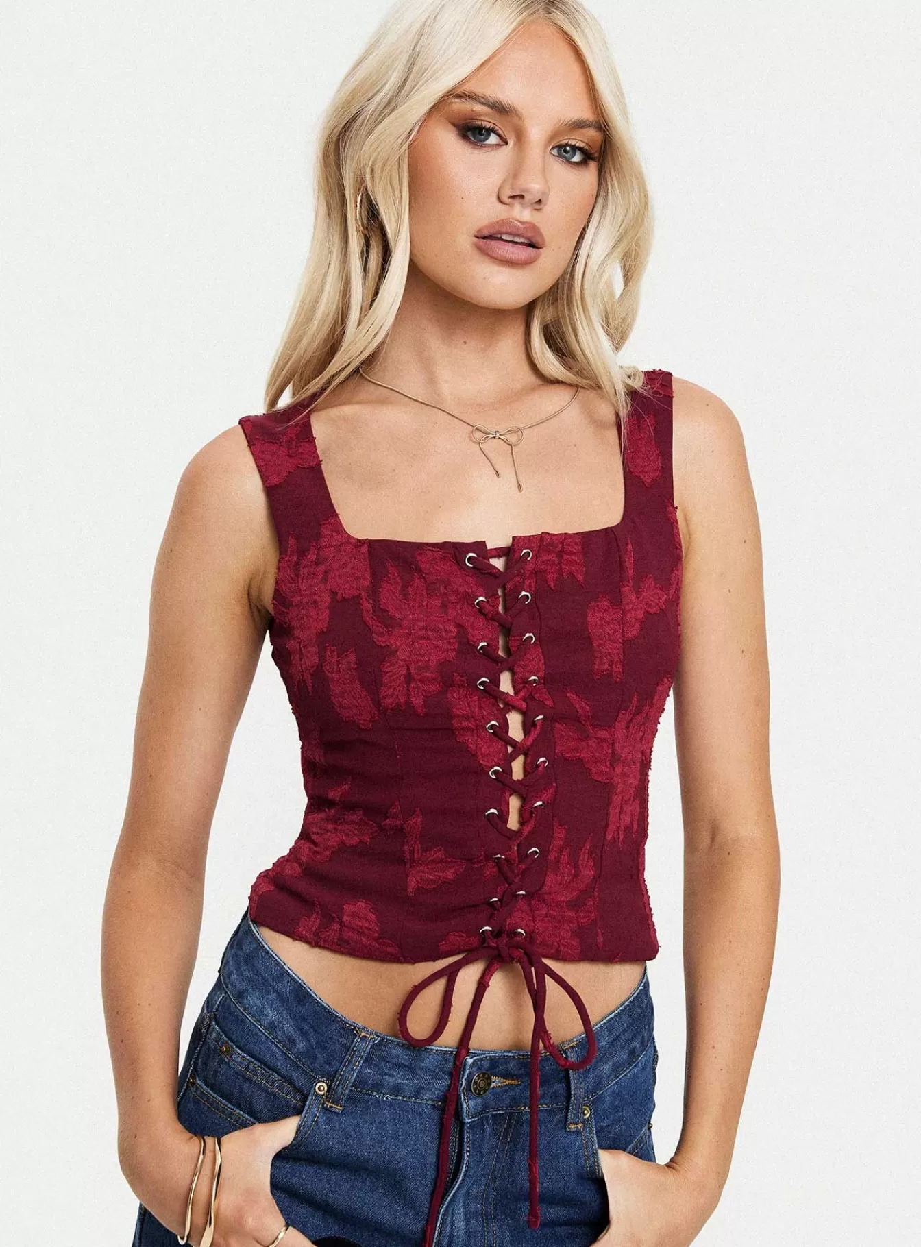 Princess Polly Corsets & Bustiers | Vincenzo Corset Top Red