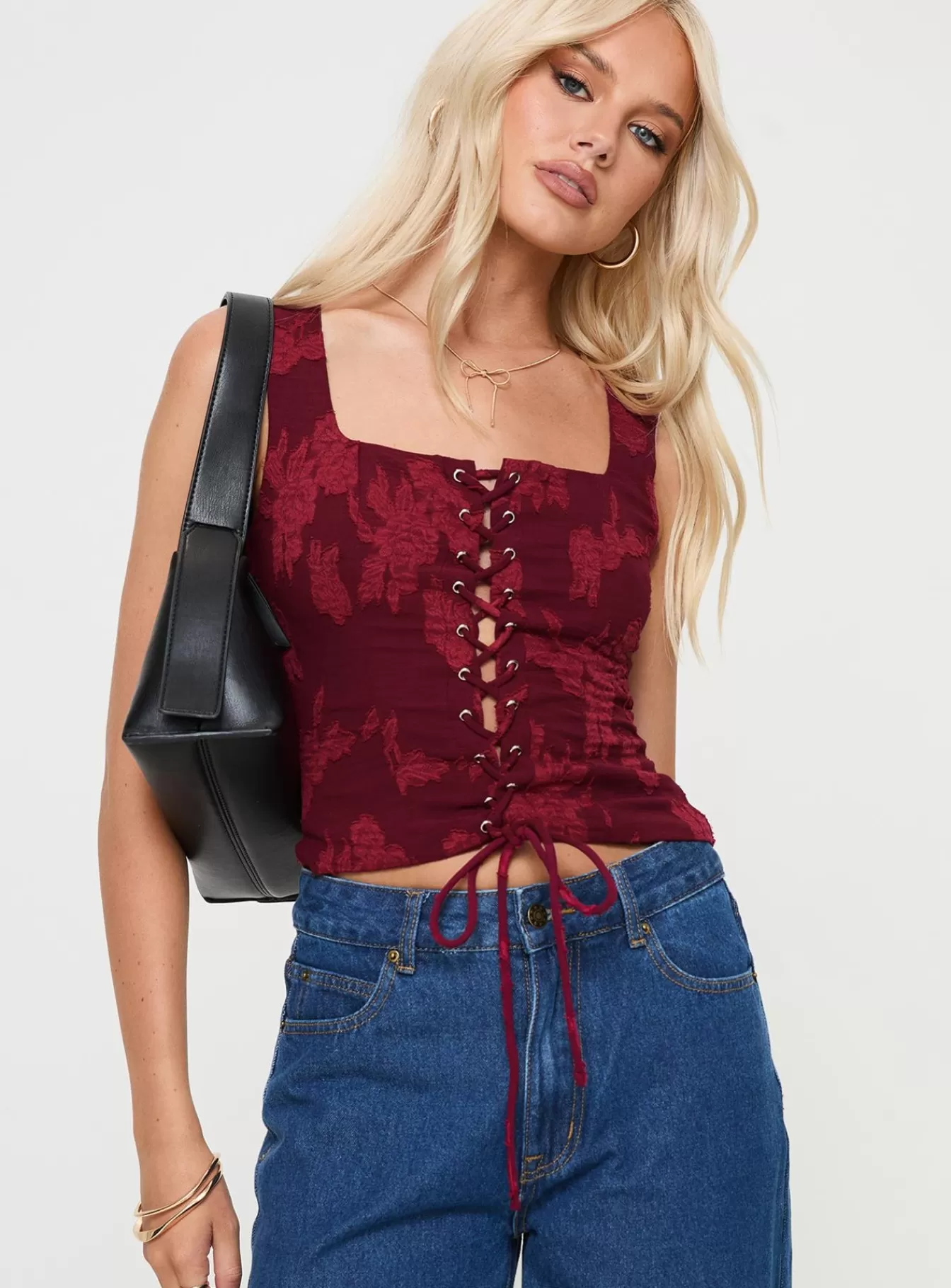 Princess Polly Corsets & Bustiers | Vincenzo Corset Top Red