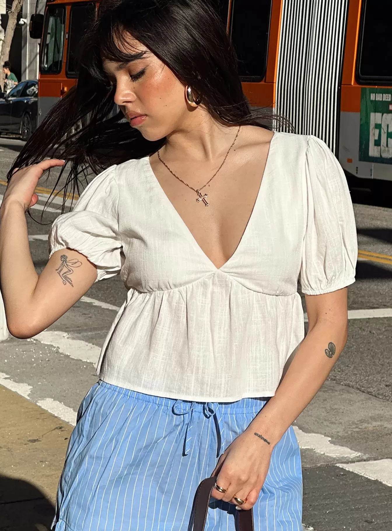 Princess Polly Crop Tops | Viney Top White