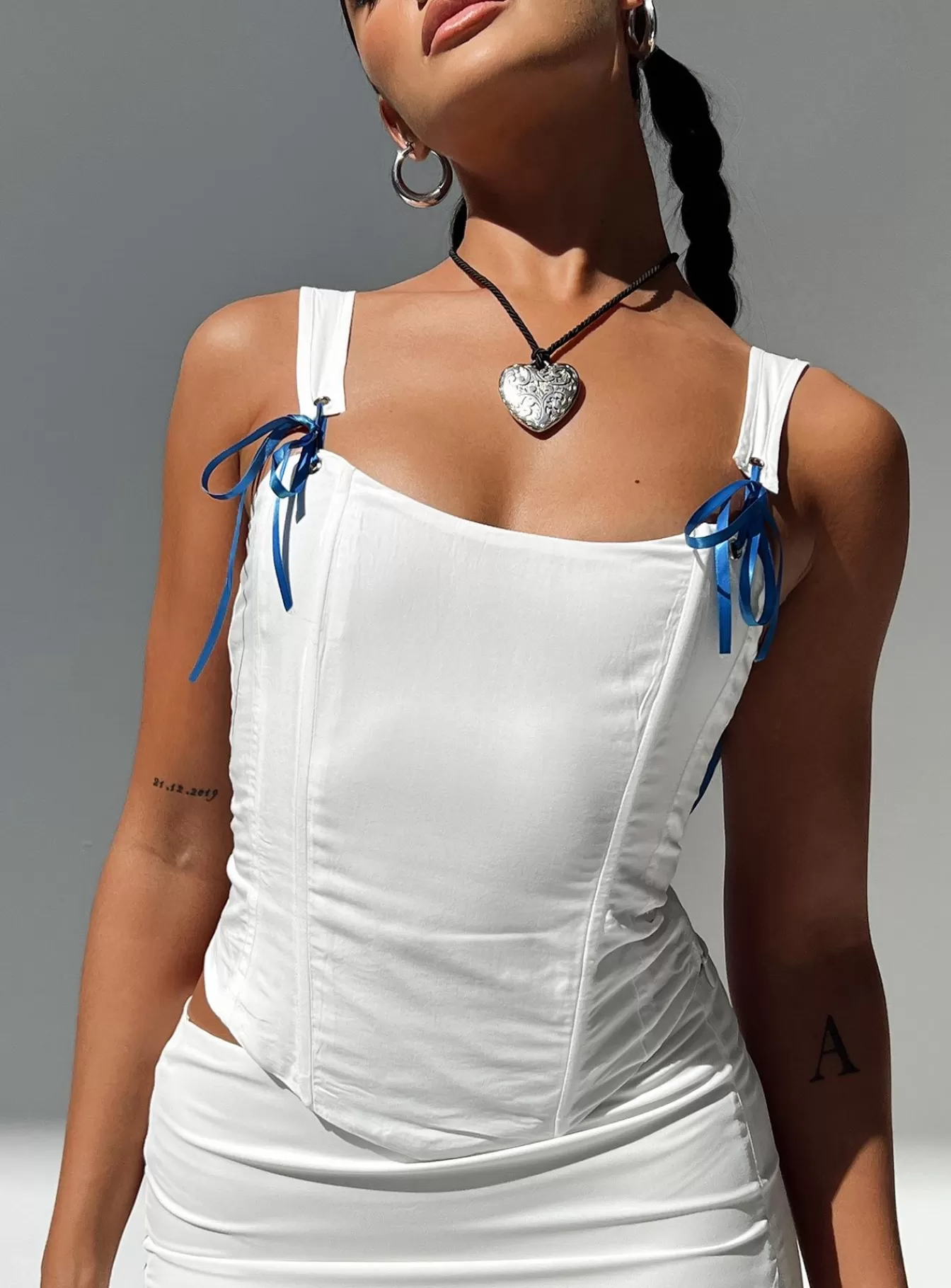 Princess Polly Spring Tops | Vineyard Corset Top White