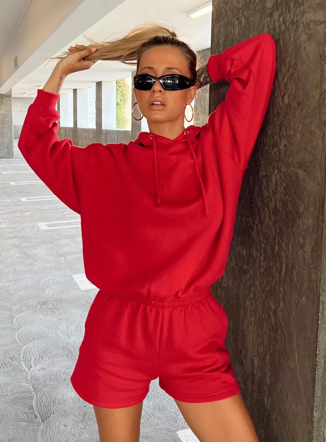 Princess Polly Sweatshirts & Hoodies | Voce Hoodie Red