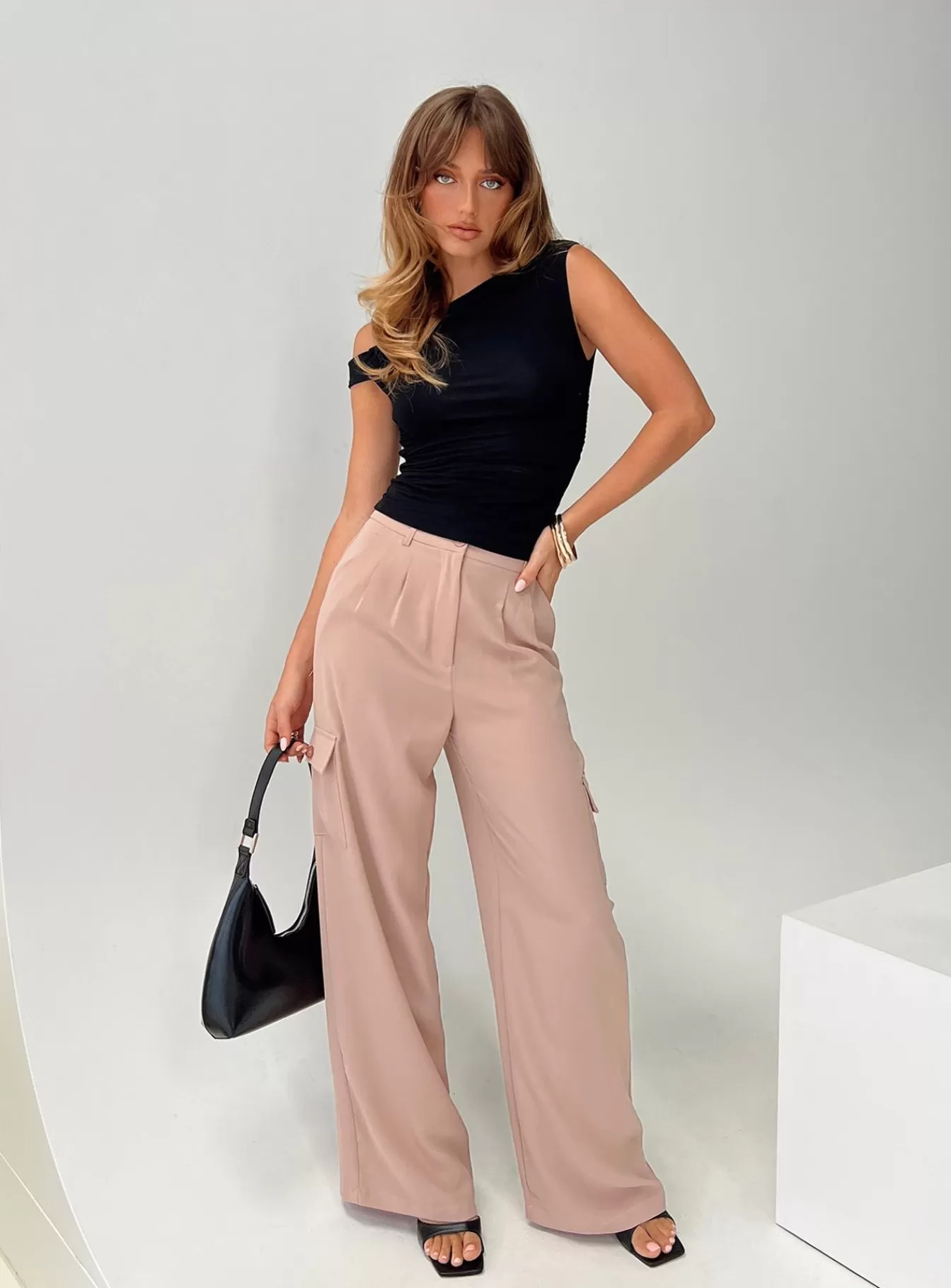 Princess Polly Pants | Wallom Cargo Pants Beige