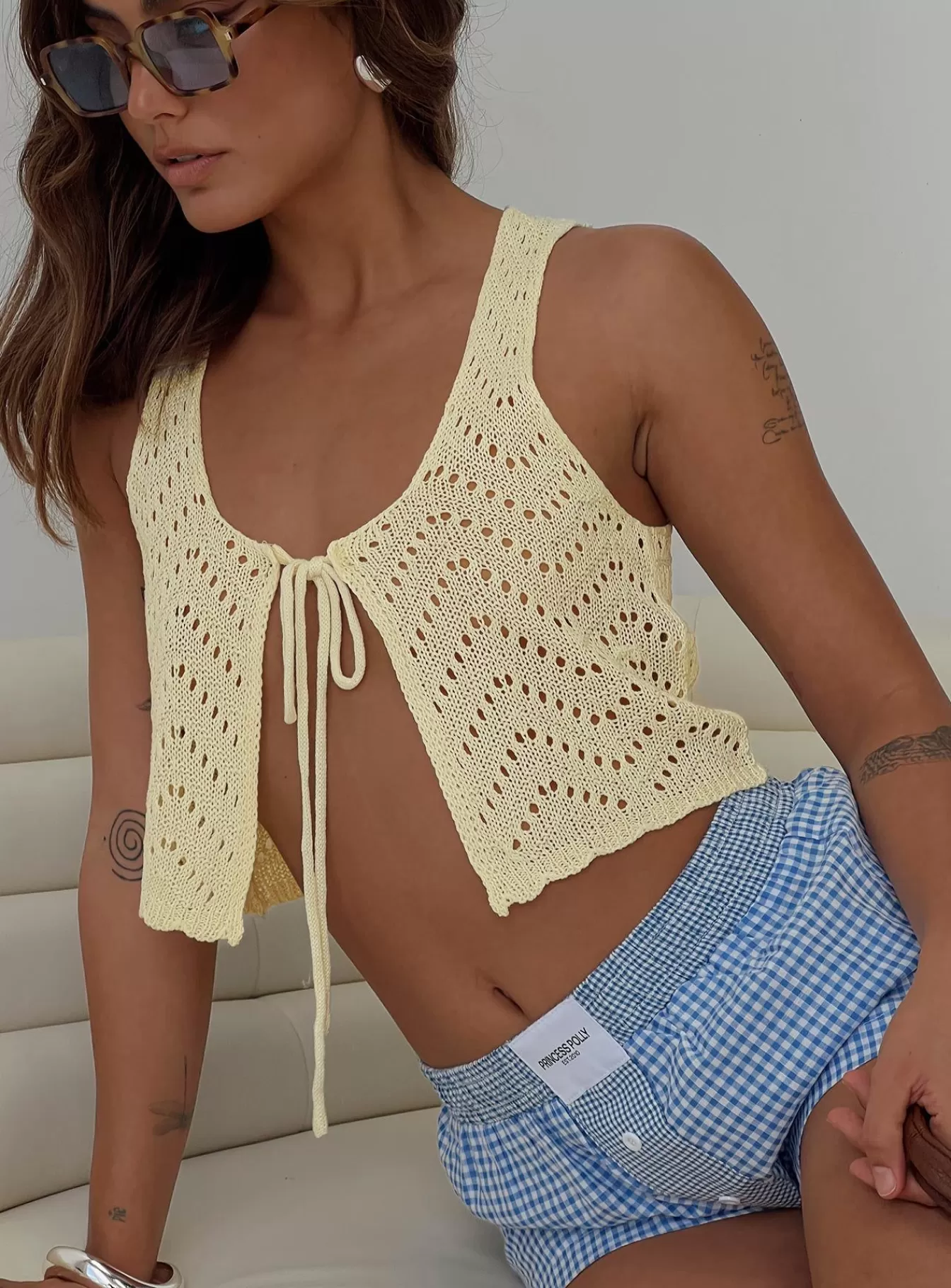 Princess Polly Spring Tops | Walnut Top Cream