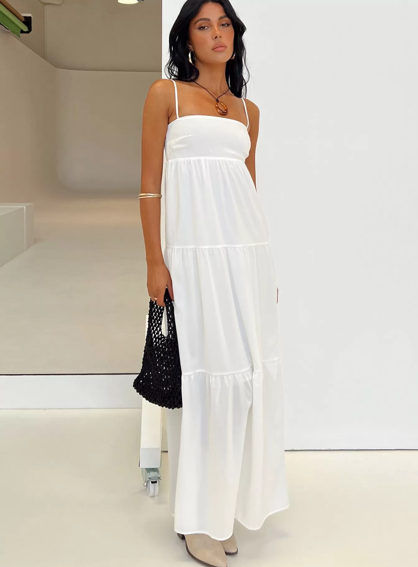 Princess Polly Maxi Dresses | Warrego Maxi Dress White