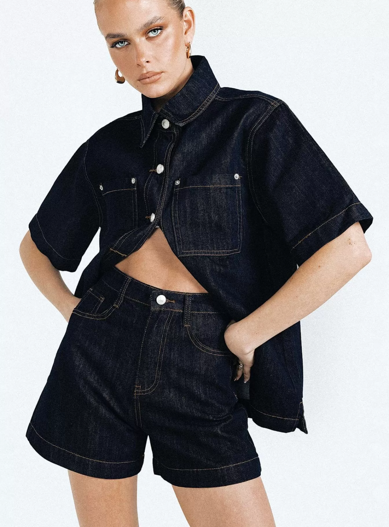 Princess Polly Shorts | Whitaker Shorts Dark Denim