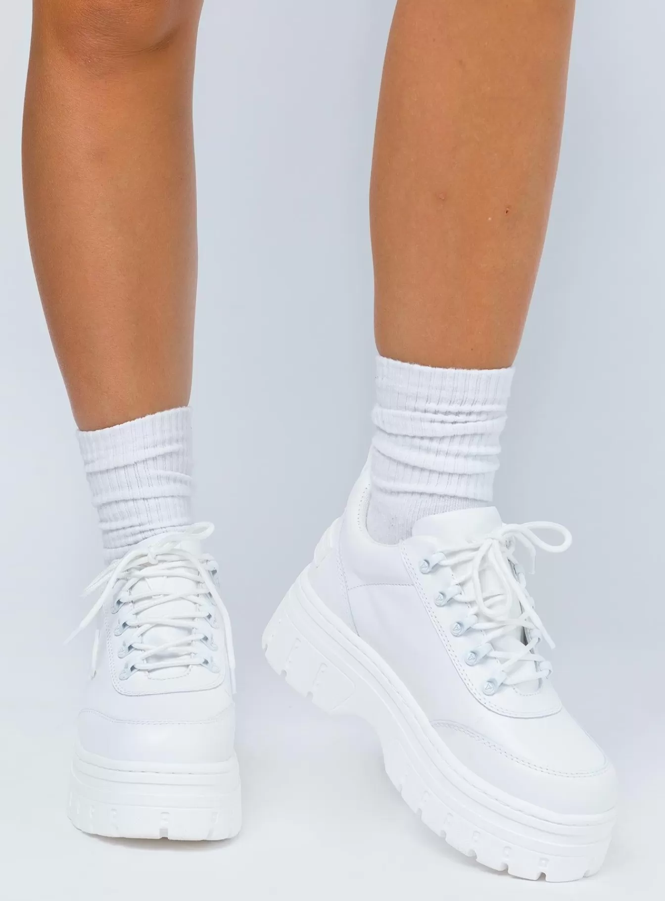Princess Polly Sneakers | Windsor Smith Lux Sneakers White