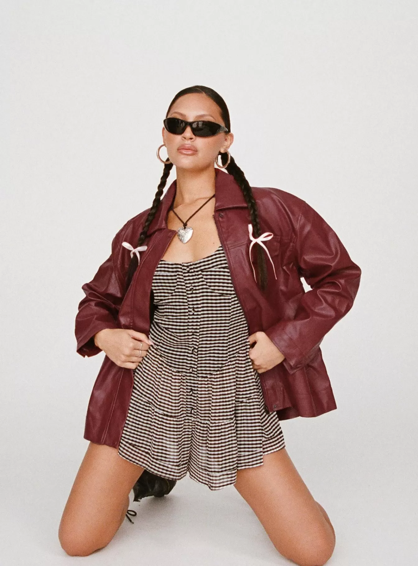 Princess Polly Rompers | Winona Romper Black Check