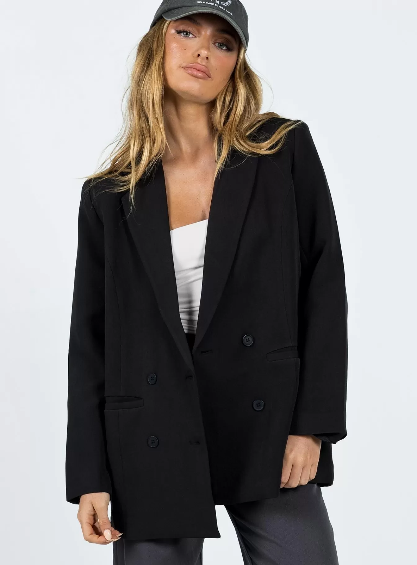 Princess Polly Blazers | Wyoming Blazer Black