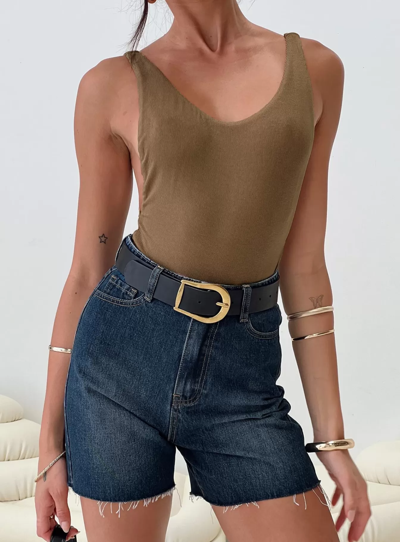Princess Polly Casual Tops | Yolando Bodysuit Taupe
