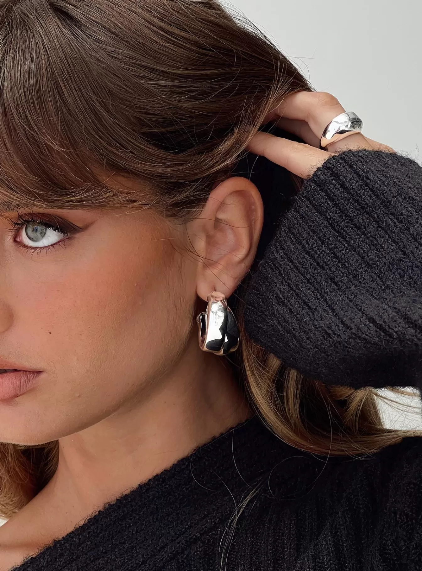 Princess Polly Earrings | Zaveri Earrings Silver