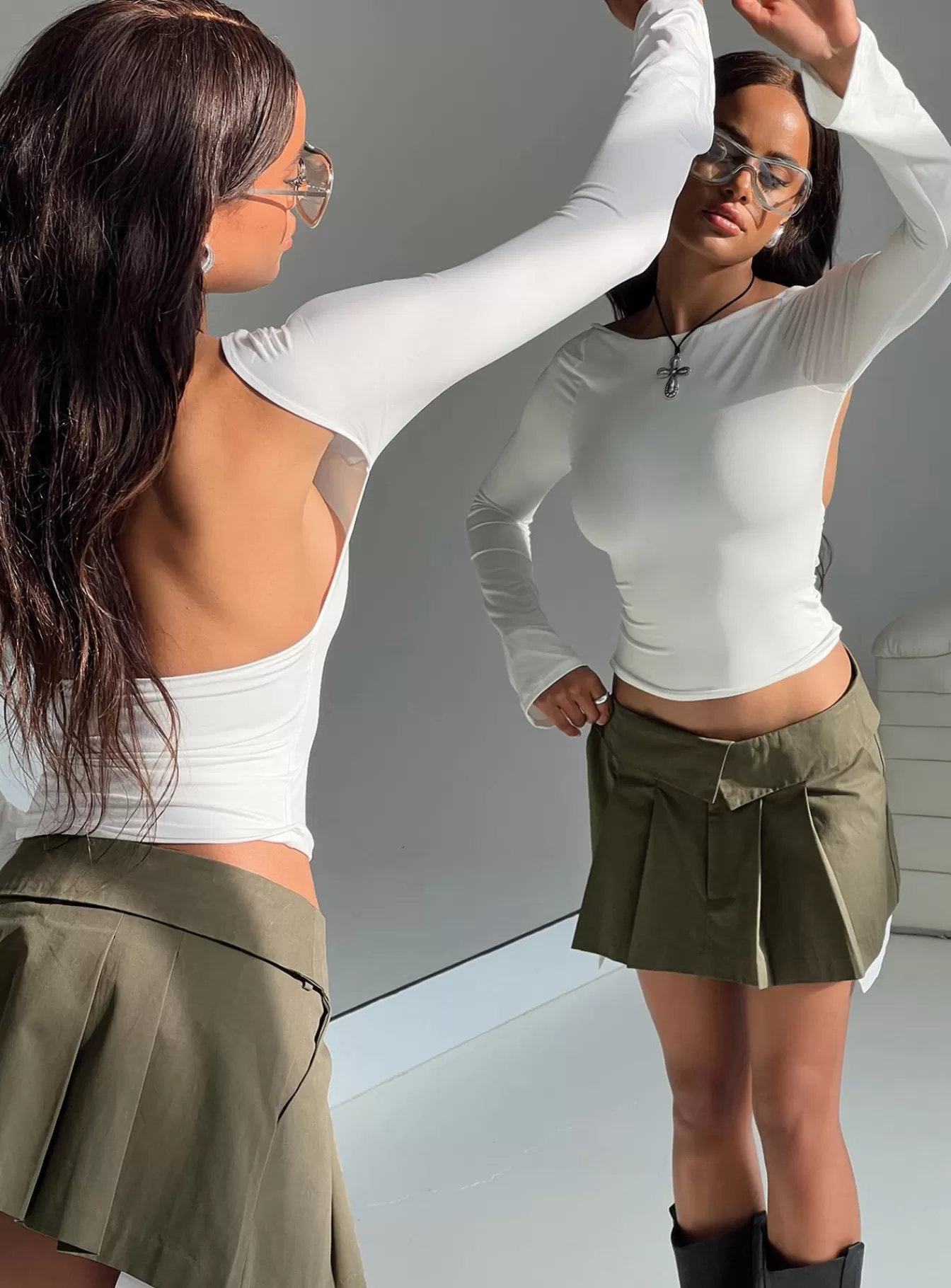 Princess Polly Long Sleeve Tops | Zelka Long Sleeve Top White